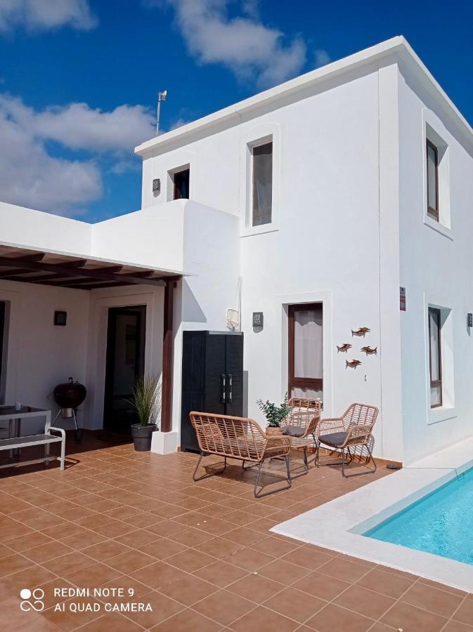 Splendid Casa Papagayo, Heated Pool, Roofterrace With Views And Wifi Villa Playa Blanca  Luaran gambar