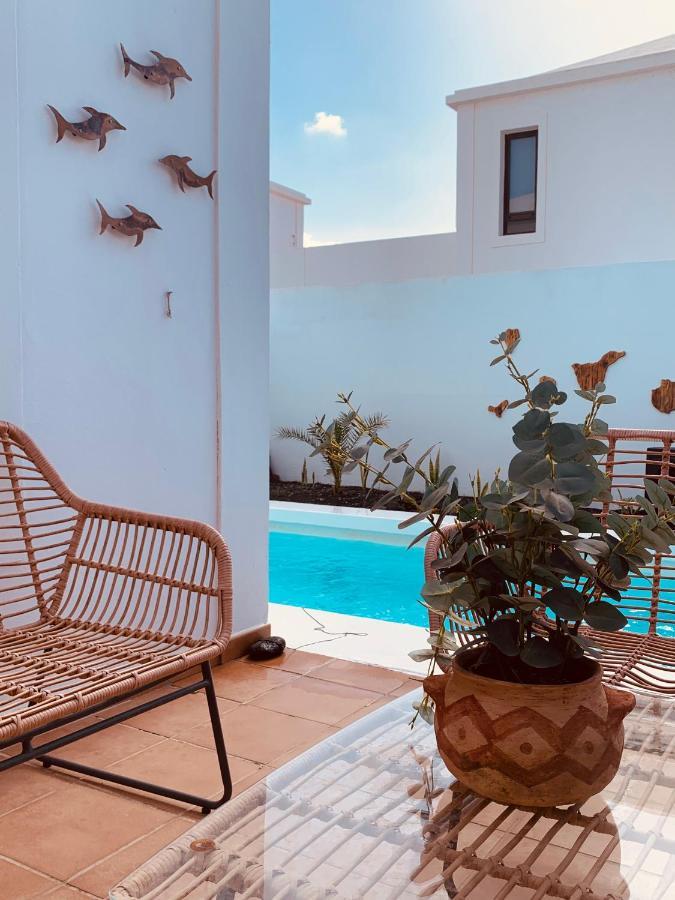 Splendid Casa Papagayo, Heated Pool, Roofterrace With Views And Wifi Villa Playa Blanca  Luaran gambar