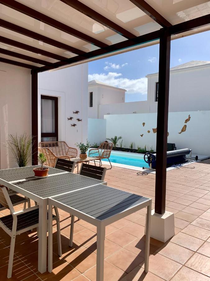 Splendid Casa Papagayo, Heated Pool, Roofterrace With Views And Wifi Villa Playa Blanca  Luaran gambar