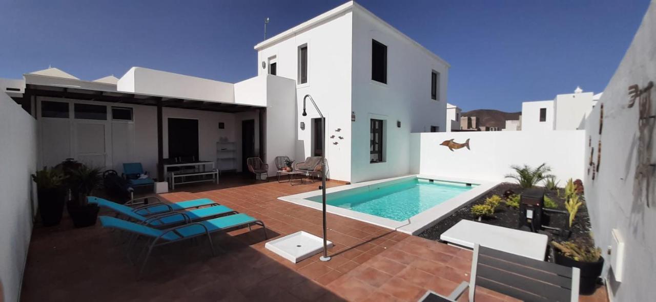 Splendid Casa Papagayo, Heated Pool, Roofterrace With Views And Wifi Villa Playa Blanca  Luaran gambar